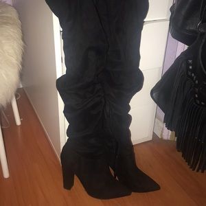 Shoes - Black Over the Knee Boots Shoes - Black Over the Knee Boots